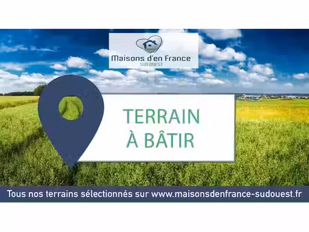 vente terrain 600 m² à seignosse (40510)  300 000 €
