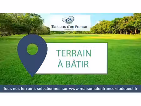 vente terrain 707 m² à seignosse (40510)  350 000 €