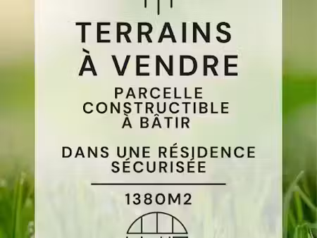 vente terrain 1380 m² à isle (87170)  165 000 €