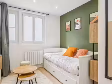 location meublée appartement 1 pièce 15 m² à paris 16ème (75016)  840 €