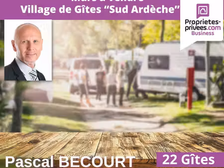 ardeche - domaine touristique 3 hectares  gites  chalets