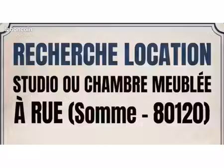 recherche studio meublé
