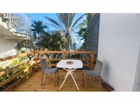 studio meublé - vue mer - pointe des châteaux