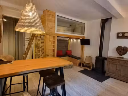 studio meublé avec mezzanine – saint-étienne-de-tinée –