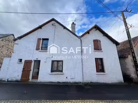 vente maison 4 pièces 64 m² à buxeuil (37160)  39 500 €
