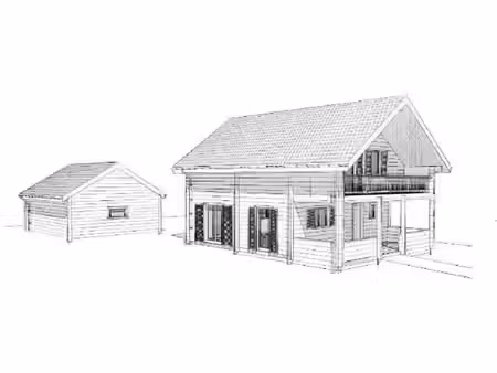 chalet à contruire clé en main  sur terrain de 1300m2