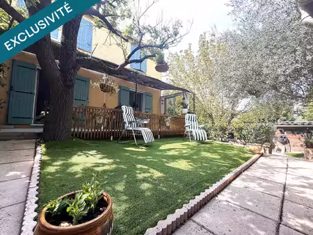 la roque  maison 107m²  3 ch avec jardin et garage