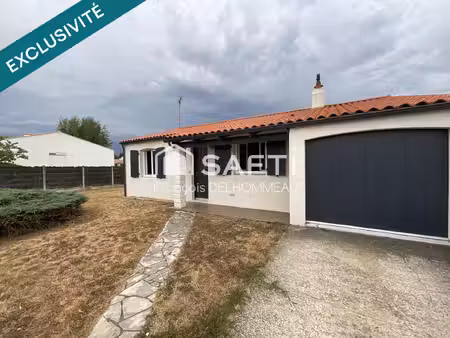 maison de plain-pied 80m2  3 chambres et garage