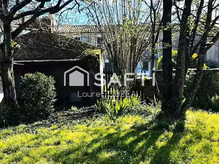 maison en pierre beaux volumes jardin arboré authenthique et paisible fort potentiel centr