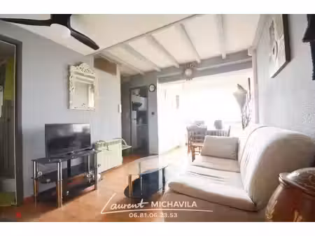 appartement t3 en duplex  vue panoramique — valras-plage  quartier du carreyrou