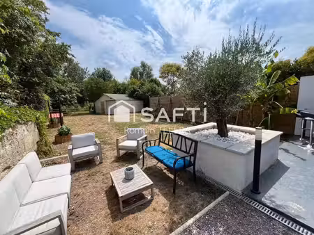 bouliac : t4 de 78 m² dans le style d’une maison  grand jardin d’environ 250 m² et parking