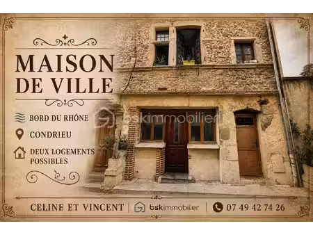 maison ancienne de 120 m² à condrieu