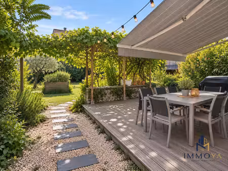 esprit maison – 123 m² avec jardin de 200 m²  garage et cave