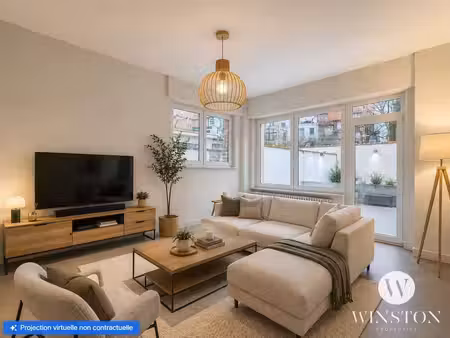 avenue brugmann appartement 69 m² avec terrasse
