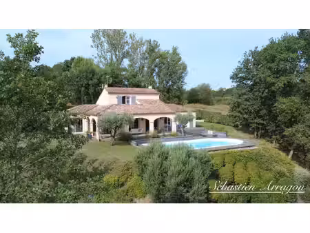 villa aux accents méditerranéens avec piscine & vue panoramique – aux portes d’agen- saint