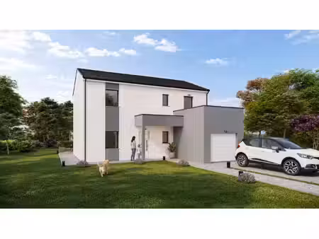 terrain avec maison neuve à vendre