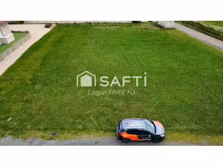 terrain constructible viabilisé à vendre