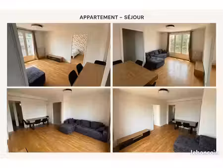appartement – 3 pièces – 59 m² – étage 4/4 dernier étage – loggia fermé – cave – garage