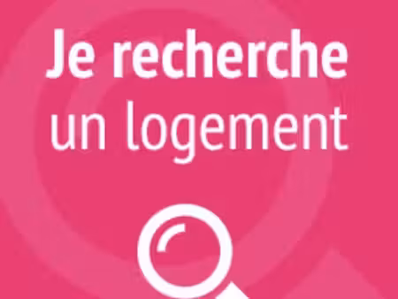 recherche logement pour 6 mois