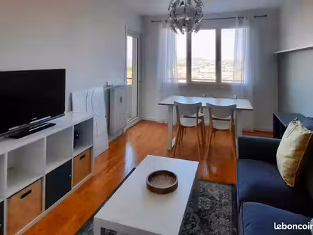 f3 meublé 58 m2 - chanteranne - balcon - parking - cave