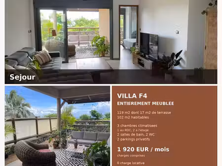 maison f4  résidence rose des sables  47 ter a  chemin boeuf mort  97419 la possession. a 