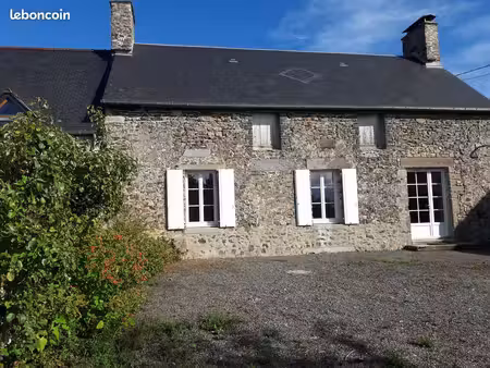 geffosses  à louer maison pierre f3 de plain-pied non meublée