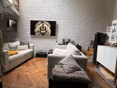 maison-loft meublée atypique 78 m² – 1 chambre + bureau & dressing – lille hypercentre