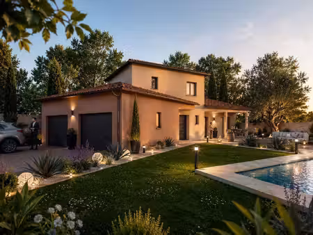 terrain avec maison neuve à vendre