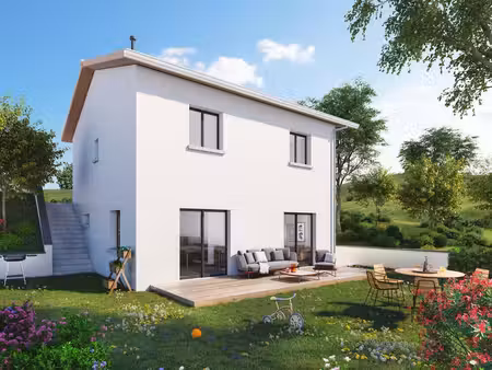 terrain avec maison neuve à vendre