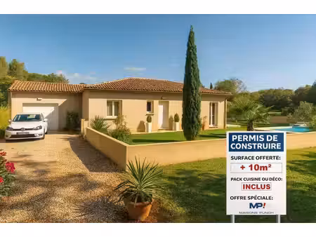 terrain avec maison neuve à vendre