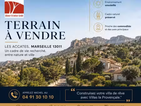 terrain 622 m² marseille 11