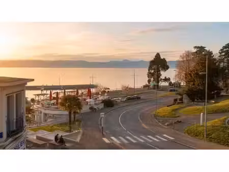 évian-les-bains  hypercentre vue lac. un bien rare entre rendem