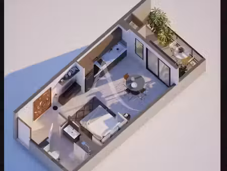 vente appartement 1 pièce 28.9 m² à remire montjoly (97354)  133 500 €