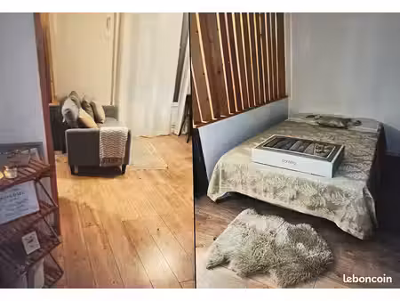 location appartement t1 climatisé  meublé  32m2 avec une place de stationnement dans la ré