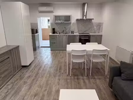 appartement t3 meublé  67m2 avec terrasse plein centre