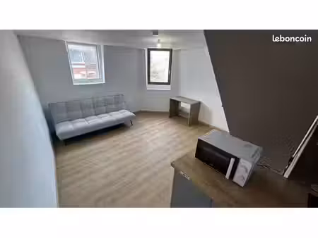 studio duplex meublé 28m² — hellemmes-lille — disponible immédiatement