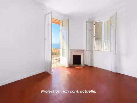 cap d'ail  3 pièces 78 m² dernier étage  vue mer  jardin 232 m²