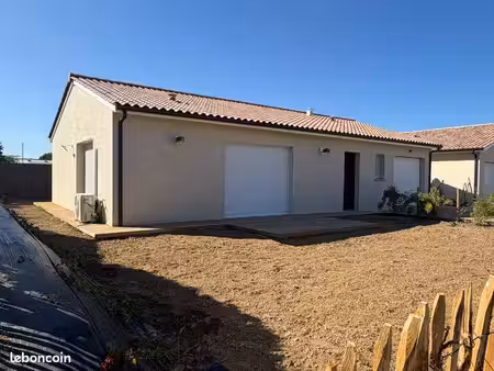maison neuve location 93m2  centre village + garage 15m2