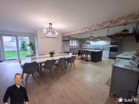 longère rénovée 297 m²  10 pièces  pommereuil