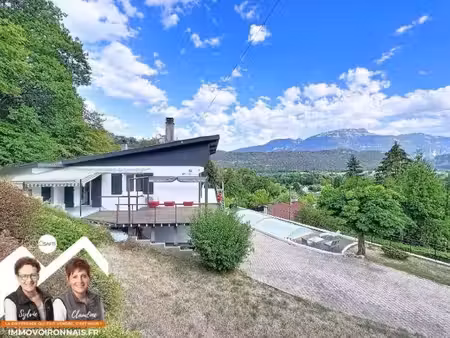 hauteurs de saint-étienne-de-crossey  maison avec piscine et appartement indépendant
