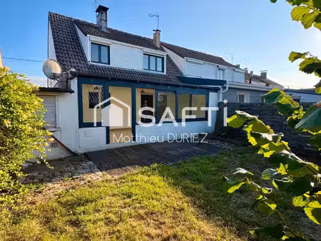 maison semi-individuelle steene 105 m² jardin gge