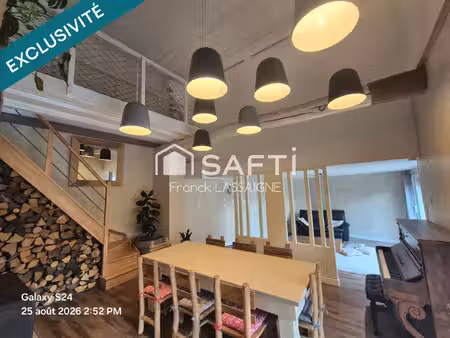 maison rénovée 146m² 3 chambres et jardin clos