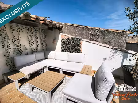 maison de village 84 m²  4 pièces + toit terrasse