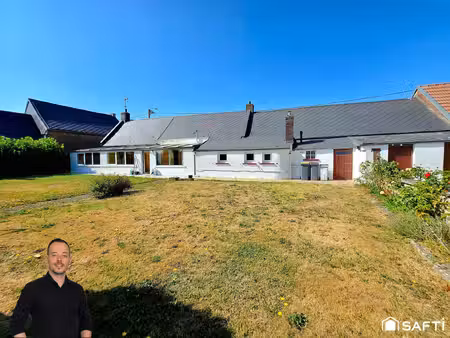 plain-pied 3 chambres avec grand garage walincourt