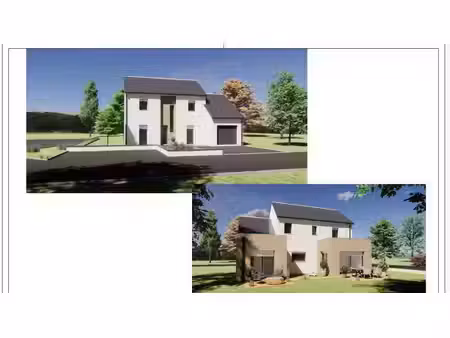 terrain avec maison neuve à vendre