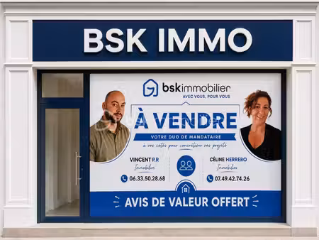 ensemble immobilier vendu loué – local commercial et appartement – centre d’annonay