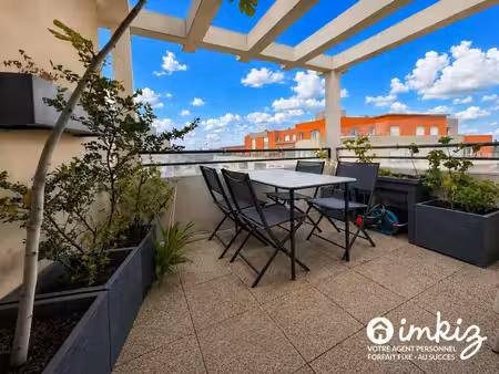 duplex 99m² rénové  terrasse - climatisé - 2 boxes