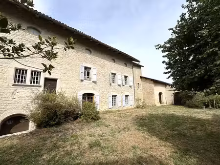 propriété de caractère en pierres - plus de 350 m² ?- 1 6 hectare - cornod