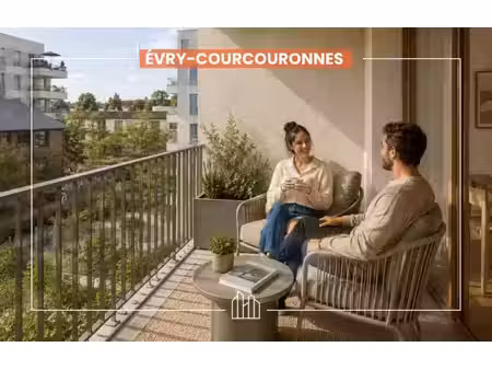vente appartement neuf 3 pièces 63m2 courcouronnes - 272000 € - surface privée