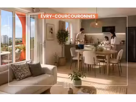vente appartement neuf 3 pièces 67m2 courcouronnes - 239133 € - surface privée